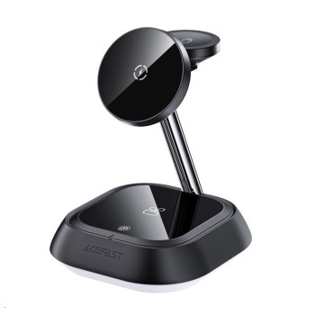 Бездротовий зарядний пристрій ACEFAST E16 15W 3-in-1 desktop wireless charging holder, Black