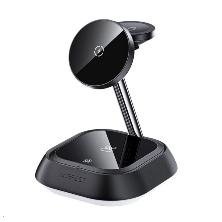 Бездротовий зарядний пристрій ACEFAST E16 15W 3-in-1 desktop wireless charging holder, Black
