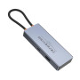 USB-hab HOCO HB50 Wow 5-in-1 HDTV / PD / USB 3.0, Deep Space Gray