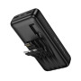 Зовнішній акумулятор Power Bank HOCO J163A Wonderful with 4 cables 20000mAh, Black