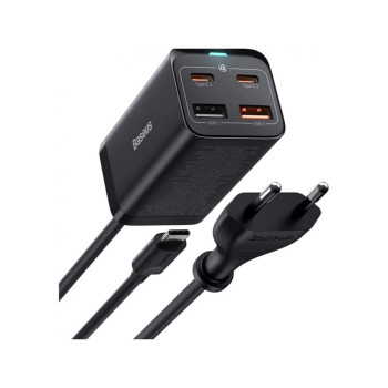Мережевий зарядний пристрій Baseus GaN3 Pro Desktop PD100W / QC5.0 5A, Black