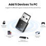 USB Адаптер UGREEN CM390 UGR-80889 Bluetooth 5.0, Black