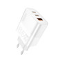Сетевое зарядное устройство WUW C199 PD20W / QC3.0 3.25 A, White