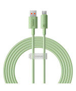 Data Кабель Baseus Habitat Series USB to Type-C 100W 2m, Natural Green ( P10360203631-01 )