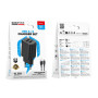 Сетевое зарядное устройство BOROFONE BAS81A с кабелем USB-A to Micro USB, Black