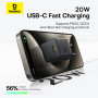 Мережевий зарядний пристрій з кабелем Baseus Palm Fast Charger 20W, Black