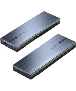 Сплиттер Vention 4K 1x8 HDMI Aluminum Alloy Type EU Standard, Black