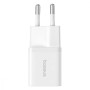 Сетевое зарядное устройство Baseus GaN5 Fast Charger 25W, White