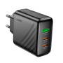 Мережевий зарядний пристрій HOCO CS26A PD45W, Black