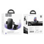Тримач для мобільного HOCO HW5 Journey wireless fast charging car holder, Black