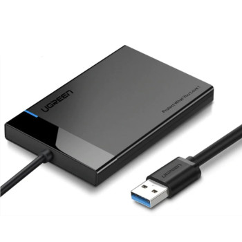 Внешний карман для накопителя UGREEN US221 UGR-30847 2.5 Inch, Black