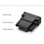 Переходник UGREEN 20124 DVI 24+1 Male to HDMI Female Adapter, Black