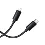 Data - кабель BOROFONE BX123 PD30W Type-C to Lightning, Black