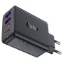 Мережевий зарядний пристрій ACEFAST A61 PD45W/QC3.0, Black