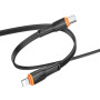 Data - кабель BOROFONE BX118 Type-C to Lightning, Black