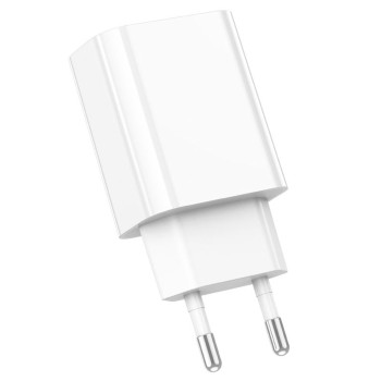 Мережевий зарядний пристрій BOROFONE BA65A PD20W 3A, White
