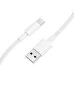 Data - кабель BOROFONE BX117 USB-A to Type-C, White