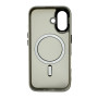 Чохол - накладка Cosmic Magnetic Color HQ для iPhone 16, Black green