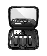 Data - Кабель HOCO U114 Treasure box storage charging data cable set 60W 0.28cm, Black