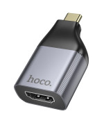 Перехідник – адаптер HOCO UA33 Type-C to HDTV, Metal Gray