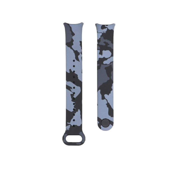 Ремінець Silicone для Xiaomi Mi Band 8 / 9,Samouflage Blue