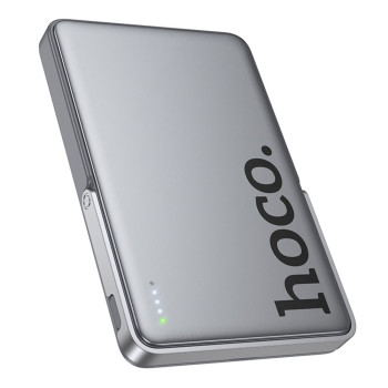 Зовнішній акумулятор Power Bank Hoco Q36 Sunlight PD20W magnetic suction / 5000mAh, Gray