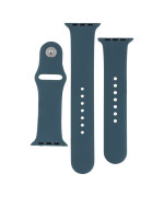 Ремешок Silicone Two-Piece для Apple Watch 42 / 44mm, 62, Granny grey