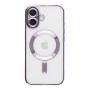 Чехол - накладка TPU Metallic Full Camera with Magsafe для iPhone 16
