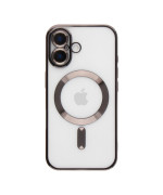 Чехол - накладка TPU Metallic Full Camera with Magsafe для iPhone 16