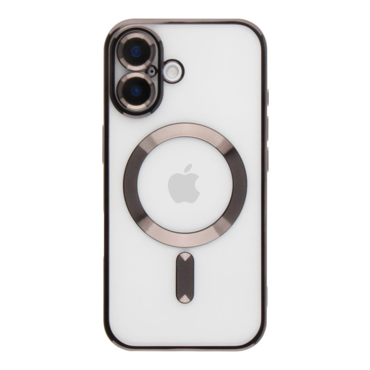 Чехол - накладка TPU Metallic Full Camera with Magsafe для iPhone 16