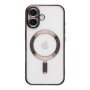 Чехол - накладка TPU Metallic Full Camera with Magsafe для iPhone 16