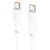 USB кабель Hoco X93 Force 240W 5А Type-C to Type-C 2M, White