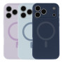 Чехол Glow Silicone Case Full Camera with Magsafe для iPhone 18 Pro Max light purple