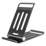 Настільний тримач Hoco PH49 Elegant metal folding, Gray