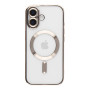 Чехол - накладка TPU Metallic Full Camera with Magsafe для iPhone 16
