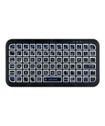 Беспроводная bluetooth клавиатура  JEQANG JB-512 с RGB-подсветкой, Black