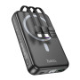 Портативная батарея Power Bank Hoco DB59 Guardian PD20W 3А magnetic 15W with display and cable 10000mAh, Black