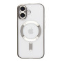 Чехол - накладка TPU Metallic Full Camera with Magsafe для iPhone 16