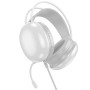 Игровые проводные наушники Hoco W109 Rich USB 3.5mm 2m, White