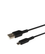 Data-кабель USB Borofone BX70 MicroUSB 2,4А 1m, Black