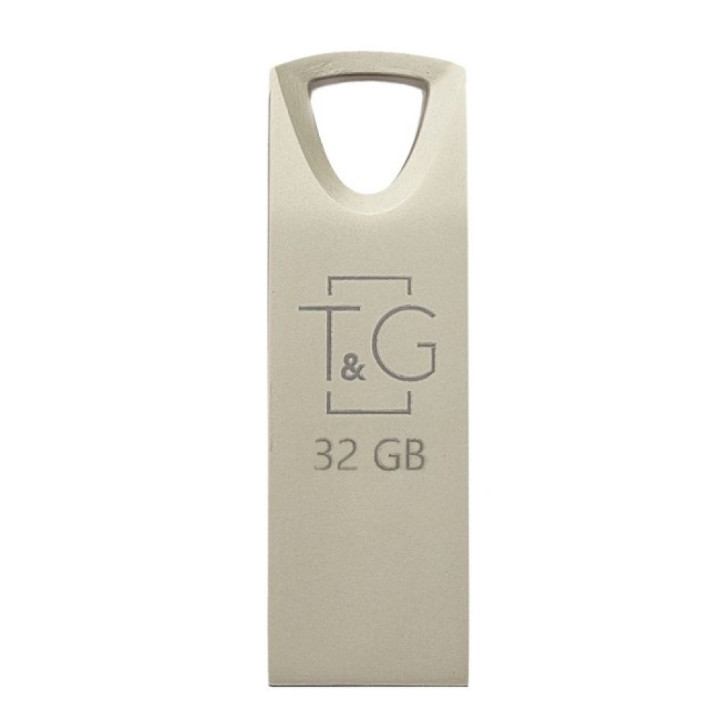 USB флешка Flash Drive T&G Metal 117 32gb, Steel