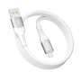 USB кабель Ridea RC-US42 UltraStrong Lightning 12W 2,4A 1.2m, White