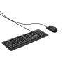 Проводная клавиатура и мышь USB XO KB-03, Black