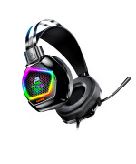 Повнорозмірні ігрові навушники-гарнітура Jeqang JH-760 7.1, Black