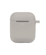 Чехол Silicone Case with hook для Airpods 1 / 2, Stone