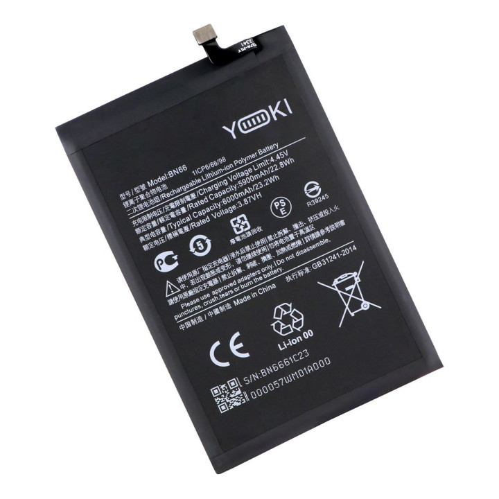 Акумулятор Yoki BN66 для Poco C40 6000 mAh