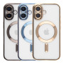 Чехол - накладка TPU Metallic Full Camera with Magsafe для iPhone 16