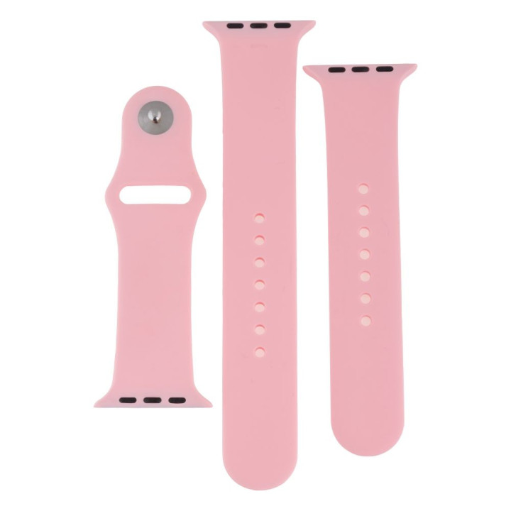 Ремінець Silicone Two-Piece для Apple Watch  42 / 44mm, 06, Light pink