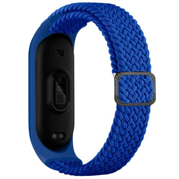 Ремешок для Xiaomi Mi Band 3 / 4 / 5 / 6 / 7 Elastic adjustment, Blue