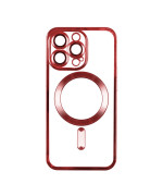 Чехол накладка TPU Metallic Full Camera with Magsafe для Apple iPhone 14 Pro
